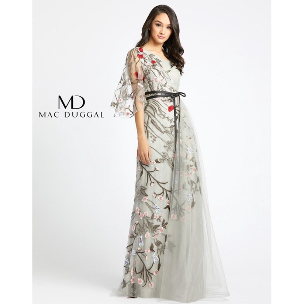 Mac Duggal one arm dress